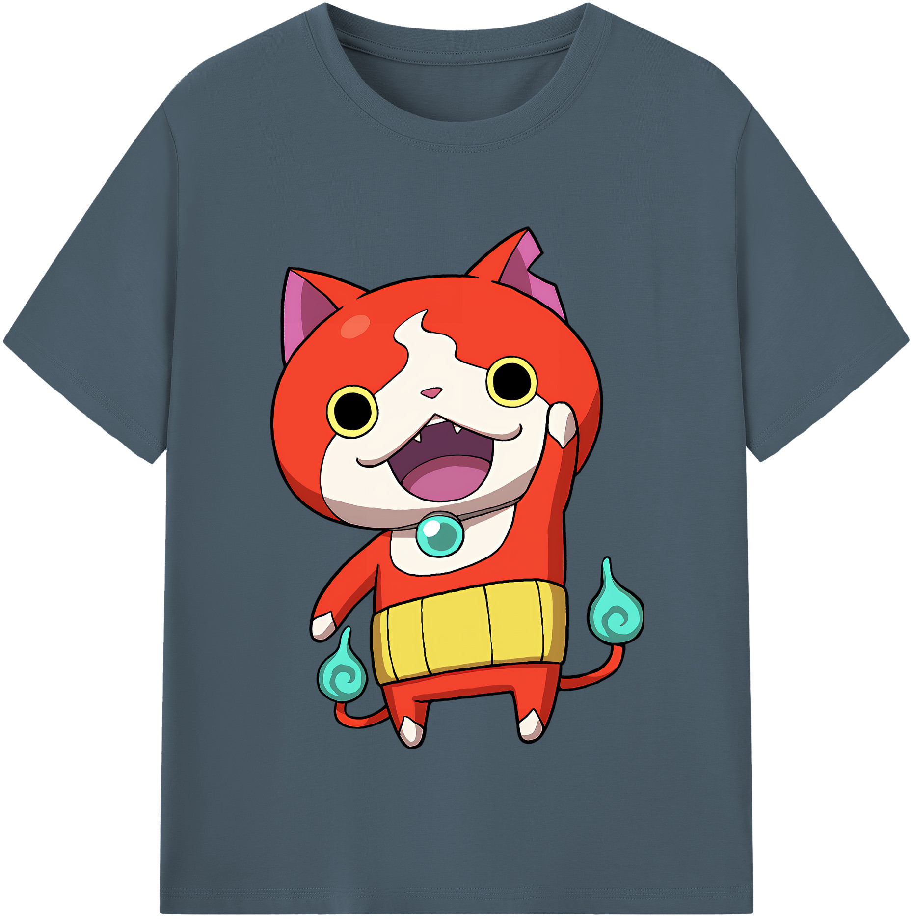 （画像用） 妖怪ウォッチ Yo-kai Watch 綿100％半袖Tシャツ（フロントプリント）